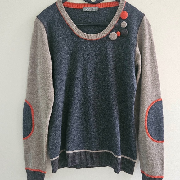 Fete & Cici Italian merino wool sweater. Size - small - medium - Picture 1 of 4